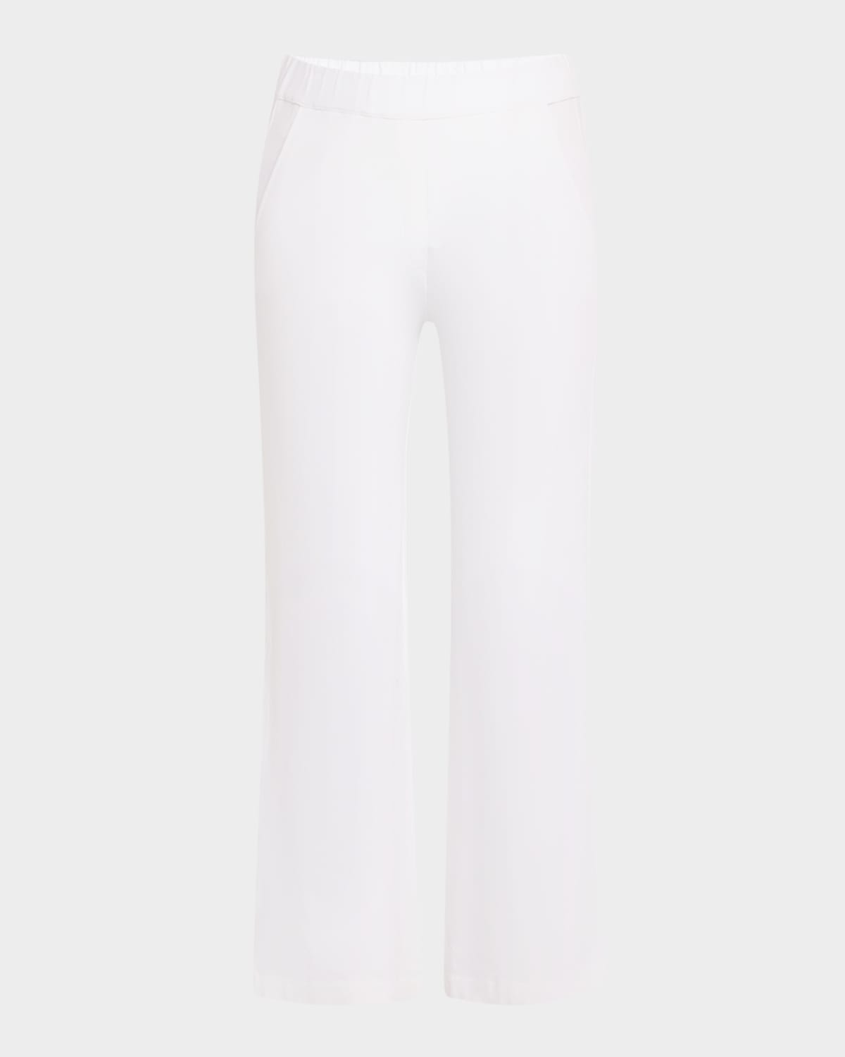 French Terry Wide-Leg Trousers