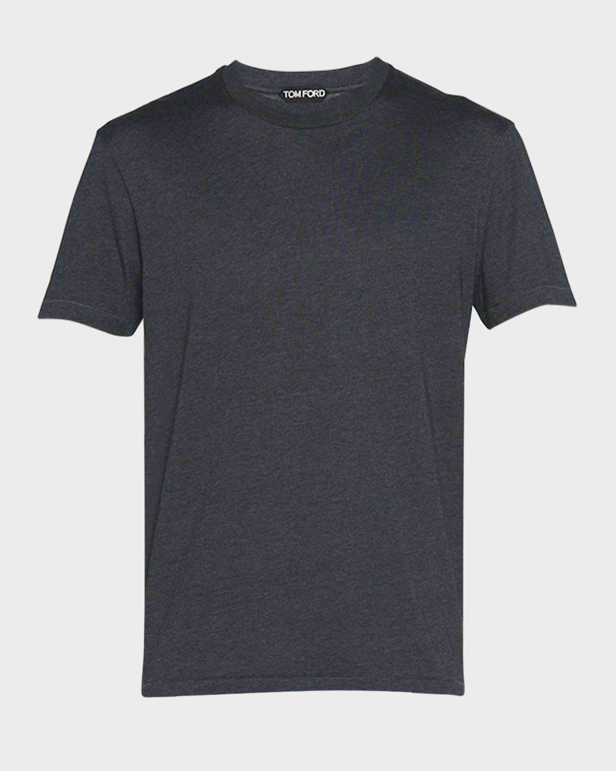 Tom Ford Men's Cotton-blend Crewneck T-shirt In Dk Blu Sld