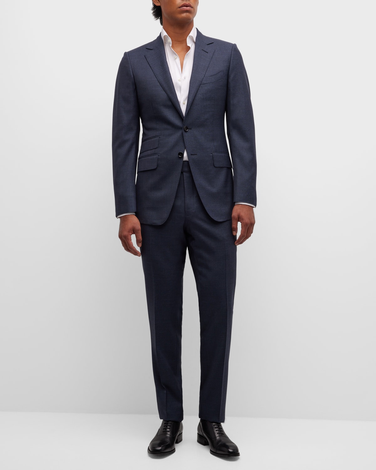 Tom Ford Men's O'connor Micro-mouline Suit In Ink
