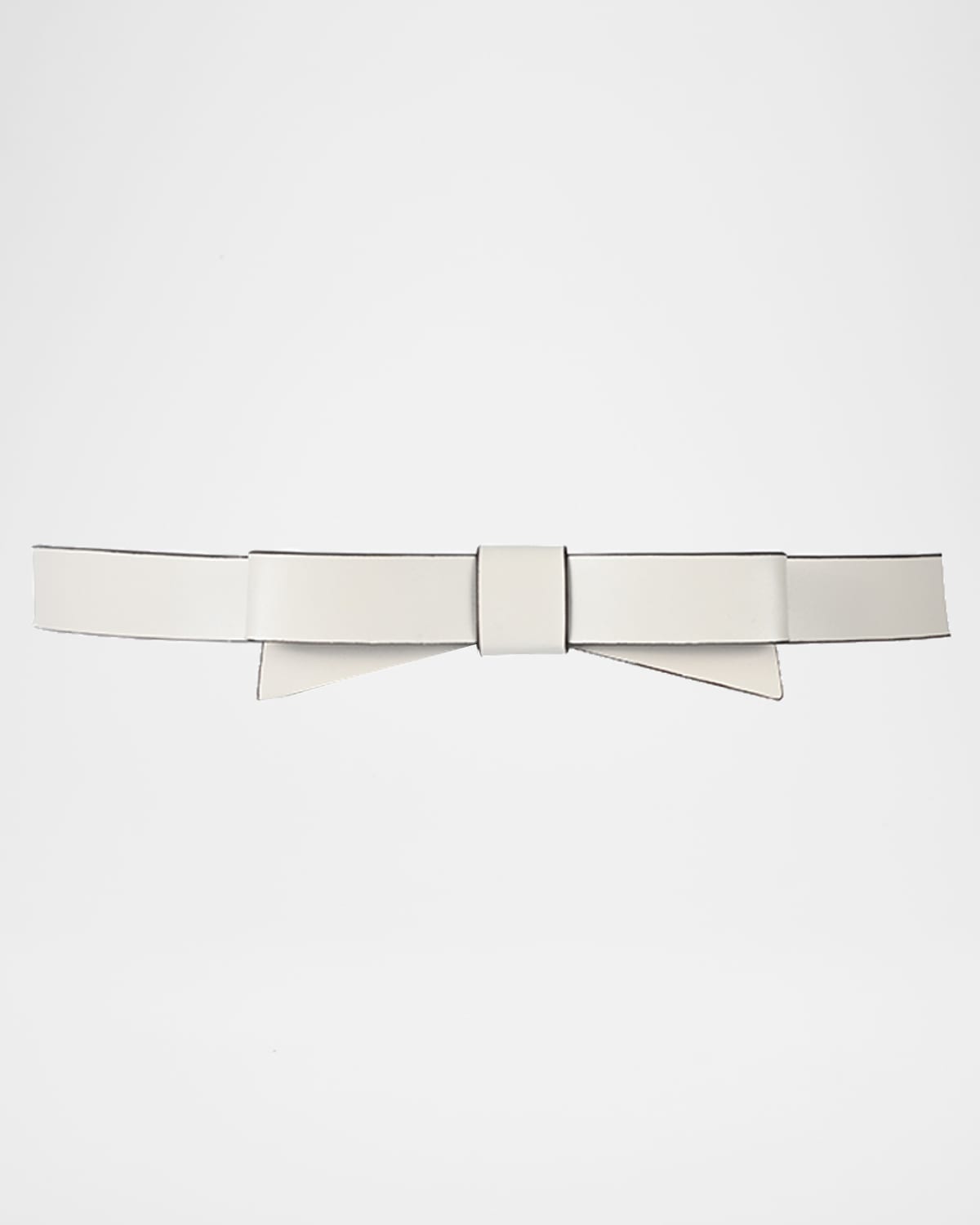 Kate Spade Bow Belt In Light Cream