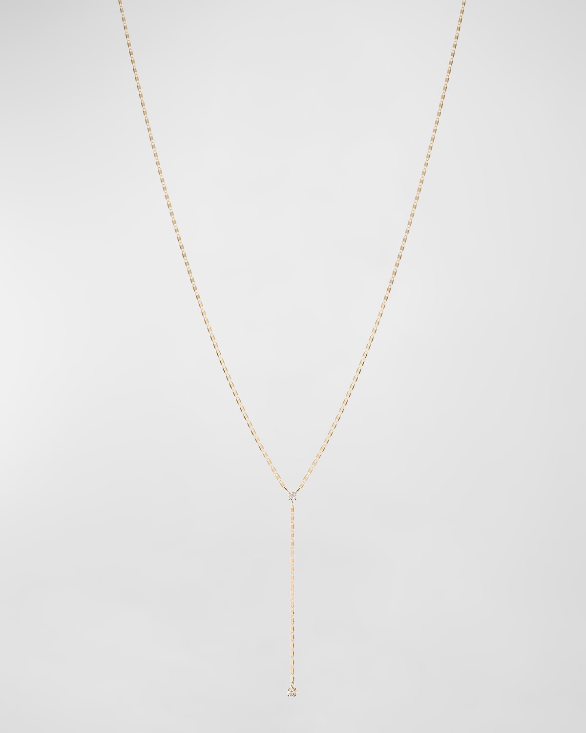 LANA 14K YELLOW GOLD PETITE NUDE DIAMOND SOLO LARIAT