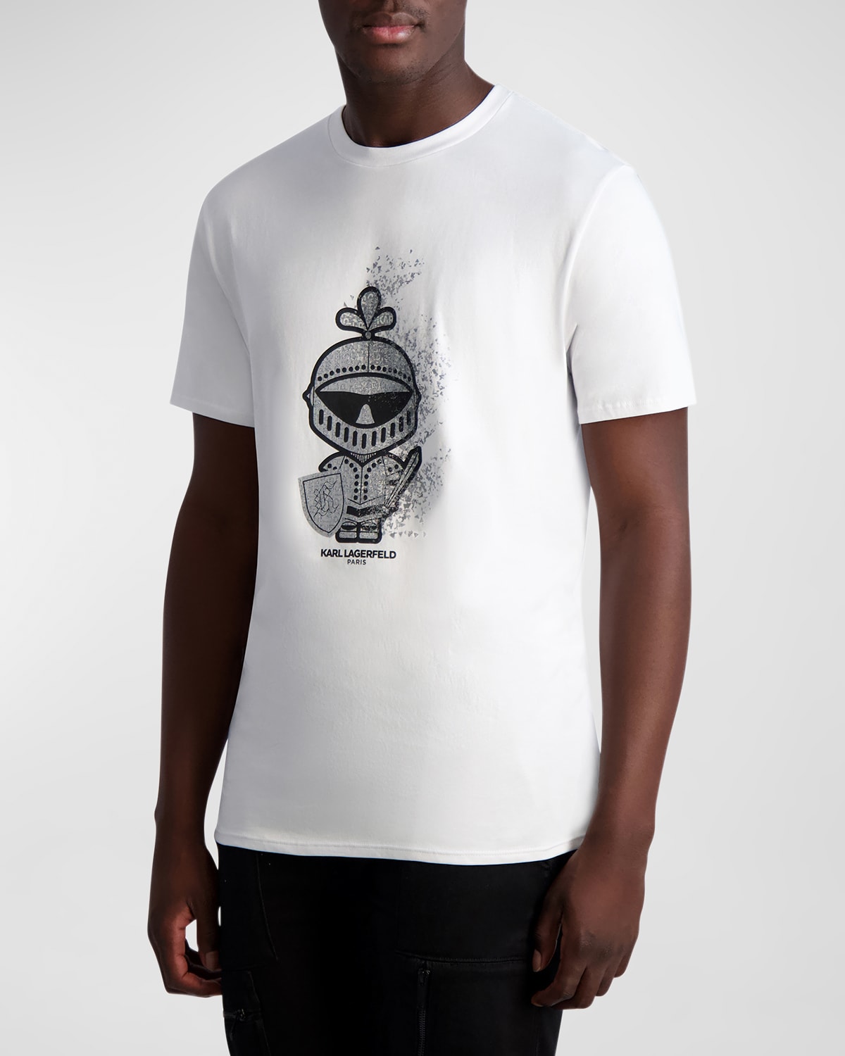 Men's Metallic Karl in Armor Graphic T-Shirt