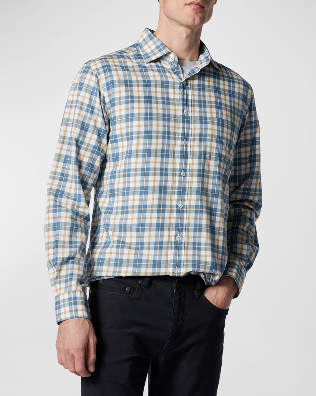 Men's Fox River Multi-Check Sport Shirt