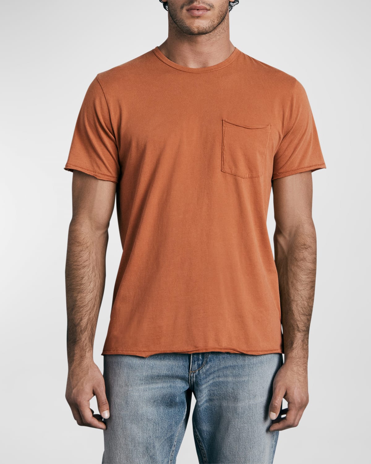 Rag & Bone Miles Cotton-jersey T-shirt In Orange