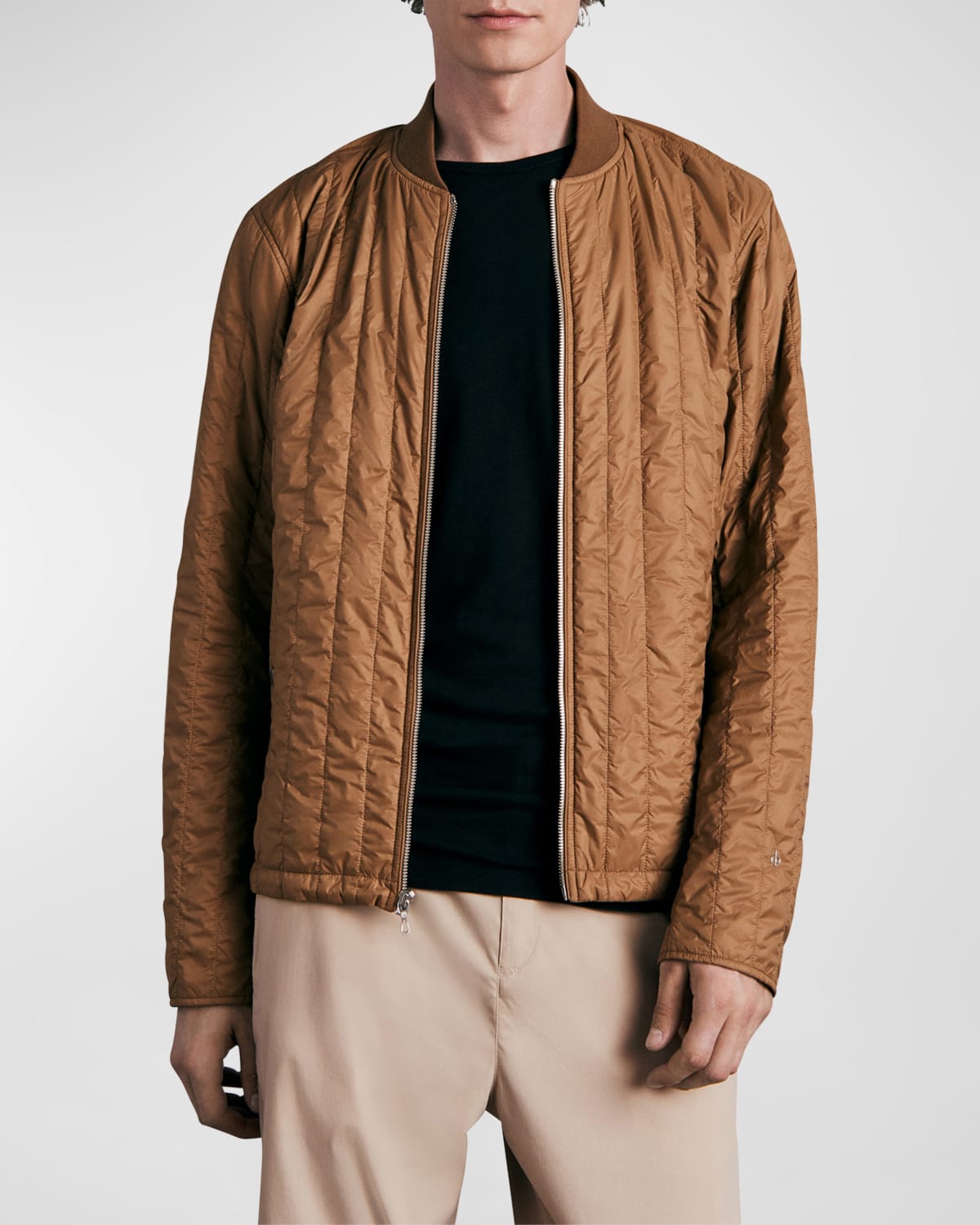 Rag & Bone Men's Quilted Asher Nylon Jacket In Erm