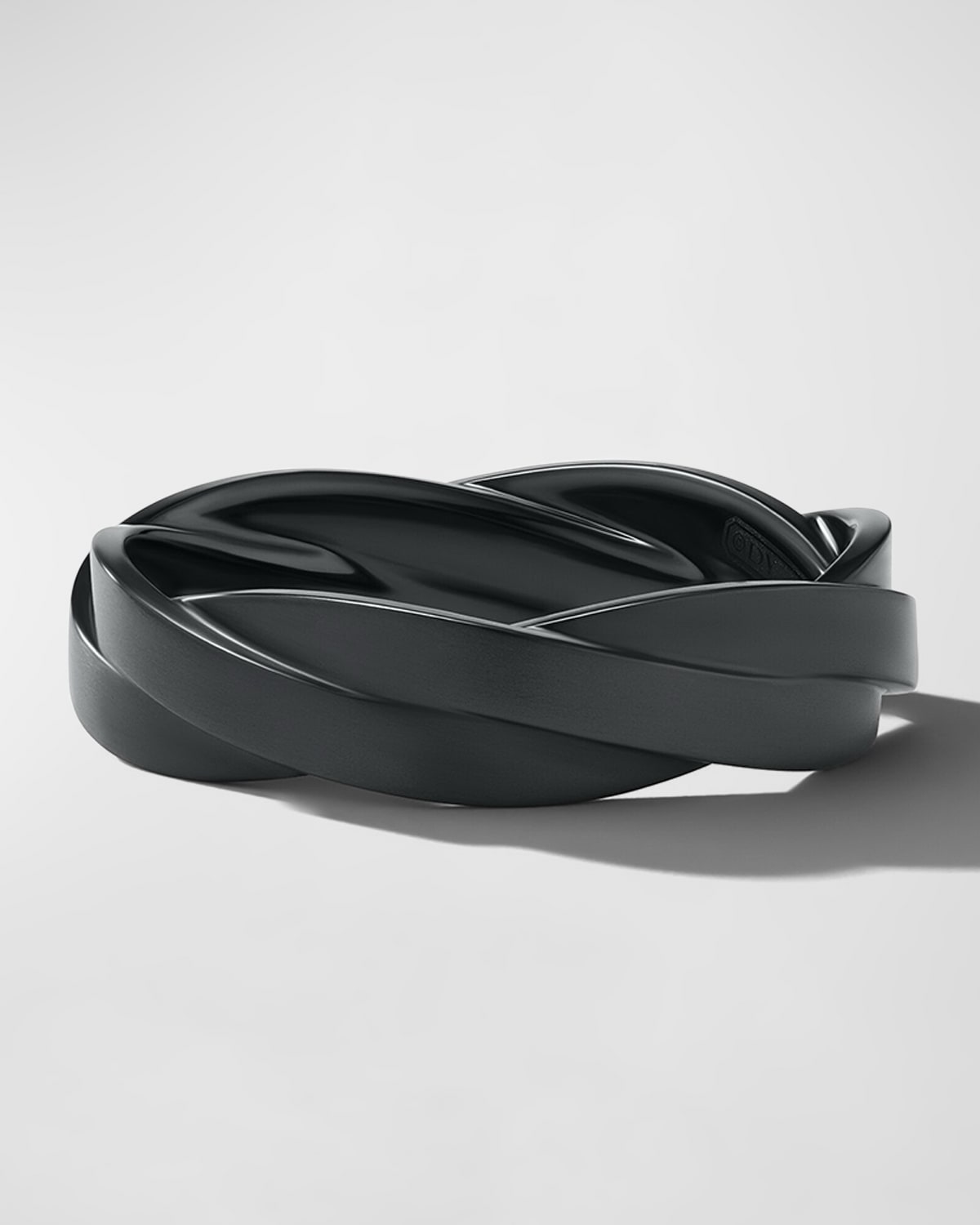 David Yurman Men's Dy Helios Band Ring In Black Titanium, 6mm