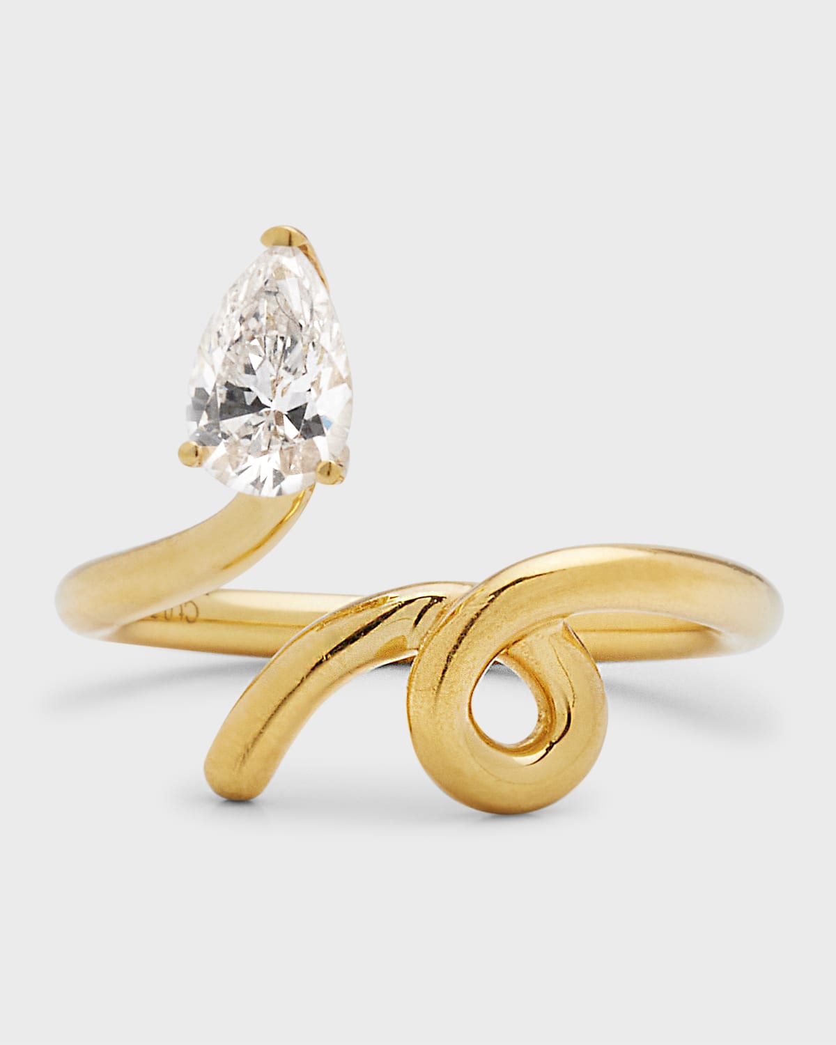Bea Bongiasca 9k Gold Diamond Tendril Ring