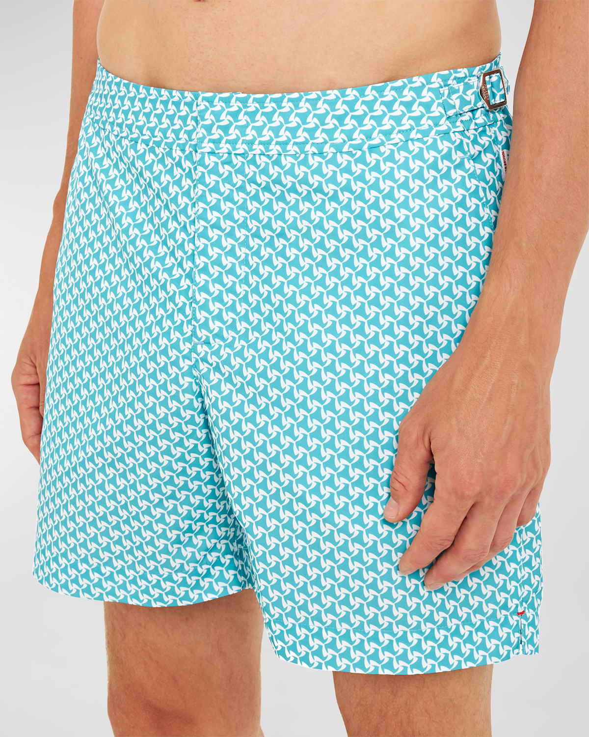 Men's Bulldog Gyre Geometric Swim Shorts