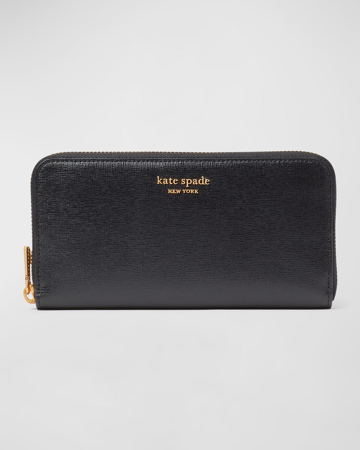 morgan zip leather continental wallet