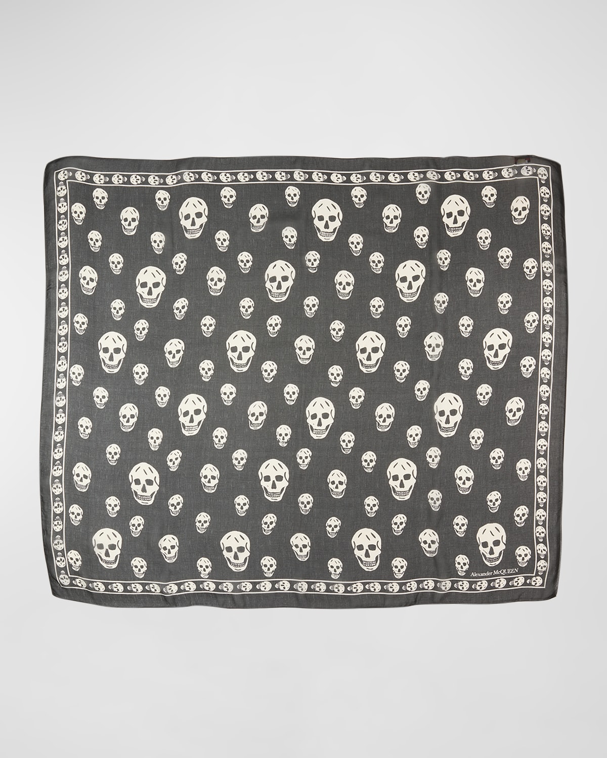 Skull Wool Scarf