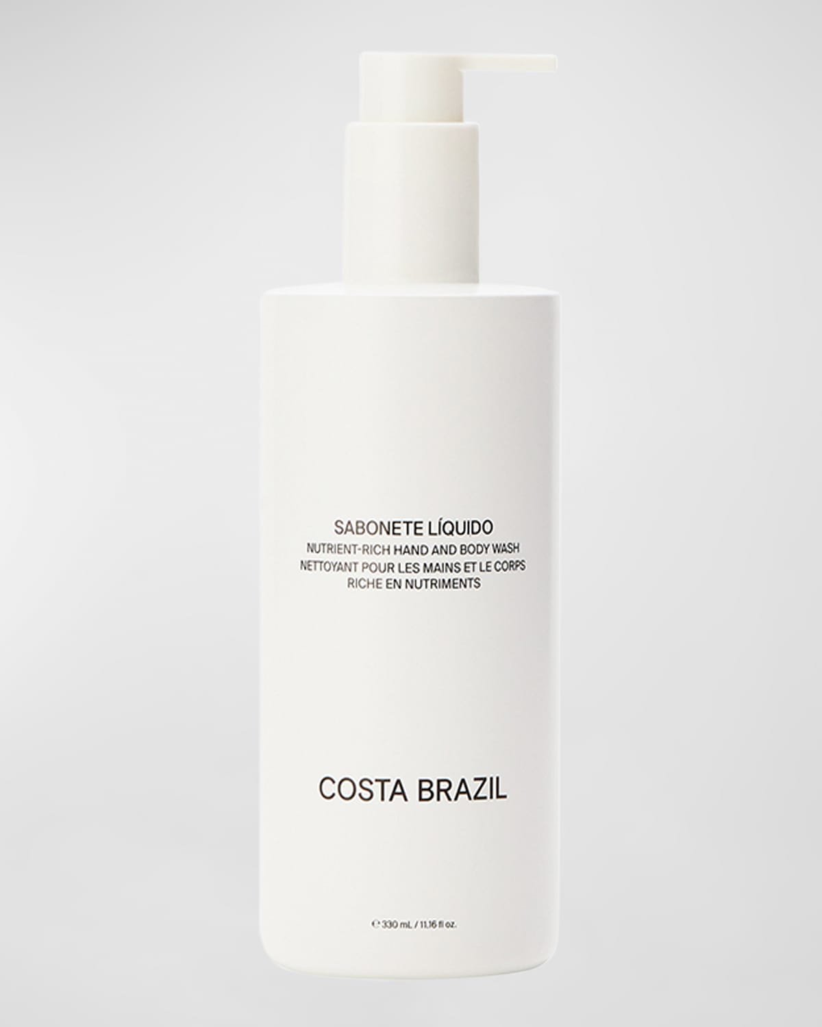Costa Brazil Sabonete Liquido Nutrient Rich Hand and Body Wash, 11 oz.