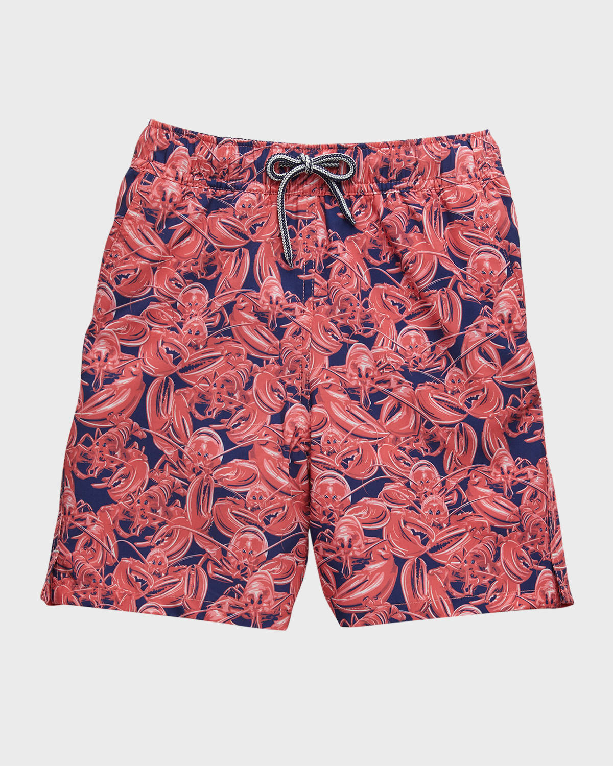 Boy's Lobster-Print Swim Trunks, Size XXS-XL