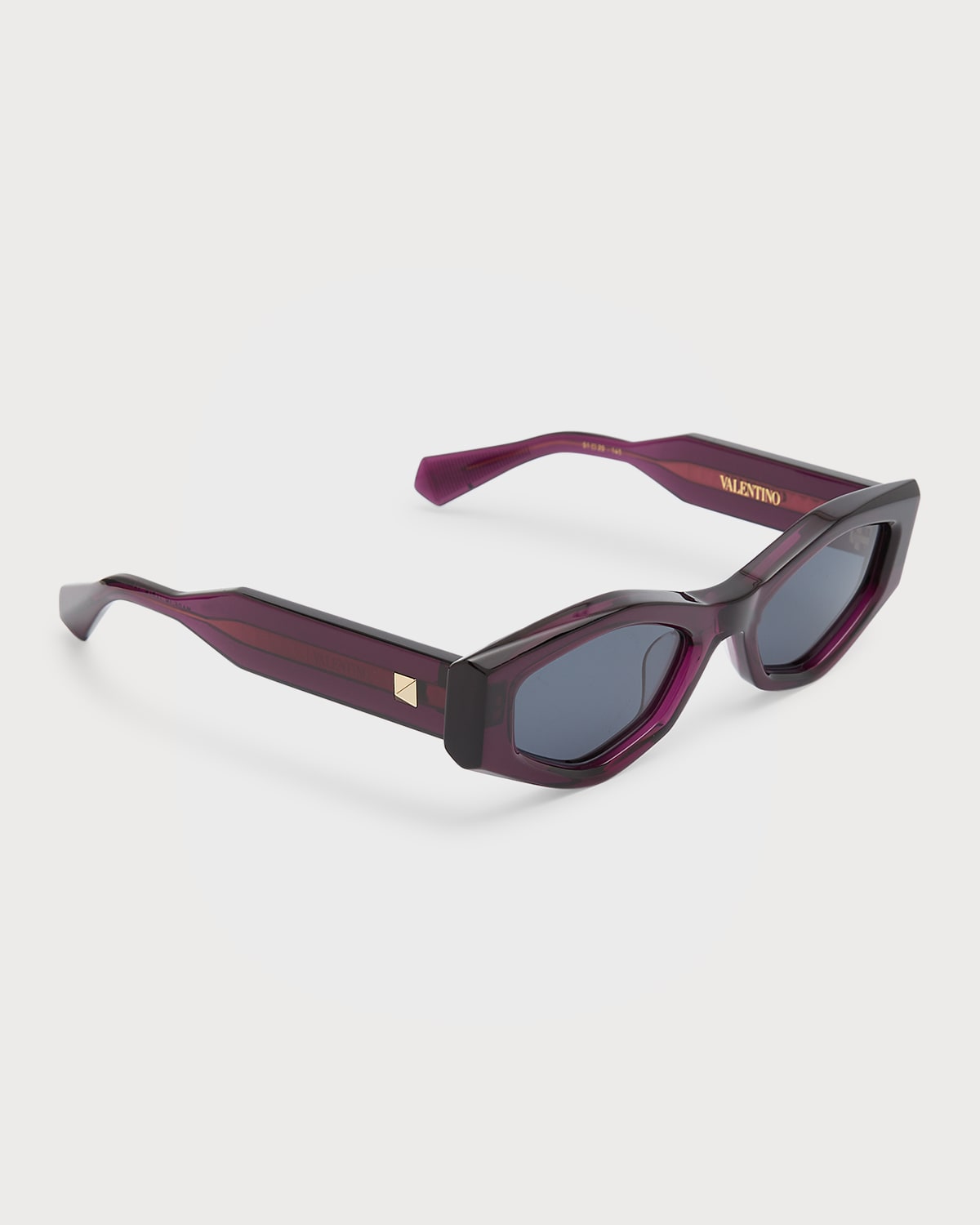 Tre Acetate & Titanium Cat-Eye Sunglasses