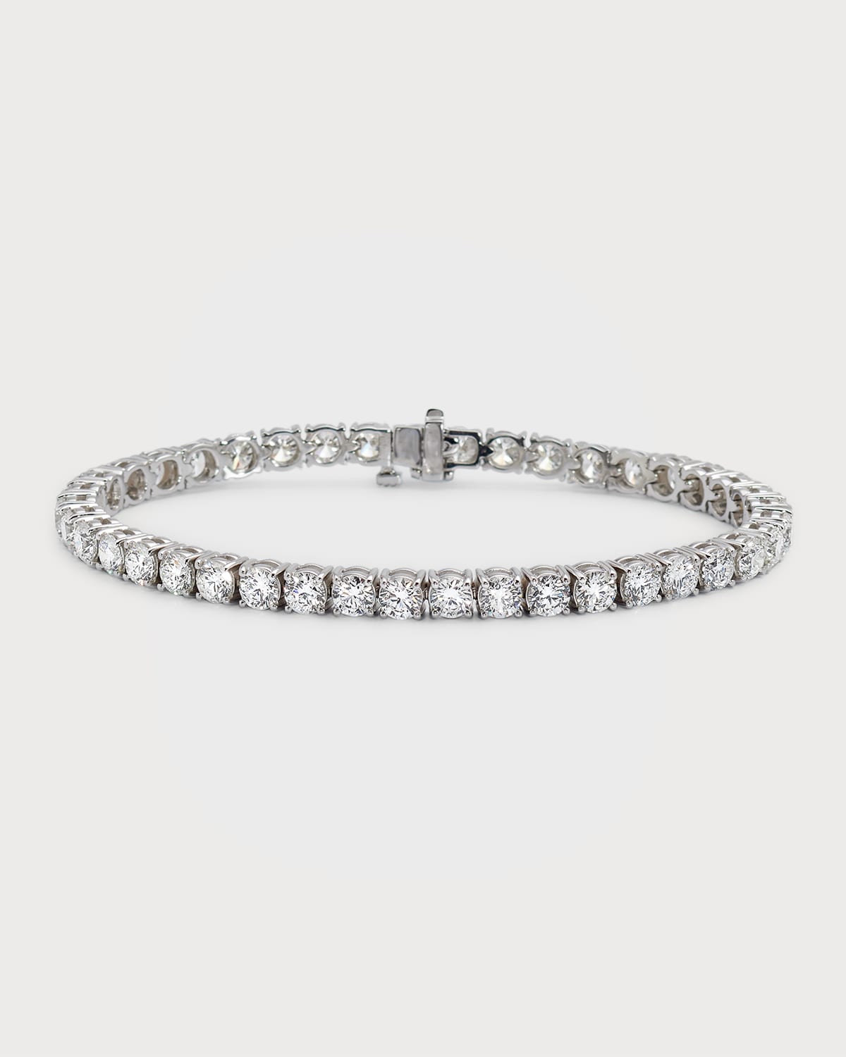 18K White Gold Diamond Bracelet, 7"L, 11.48tcw