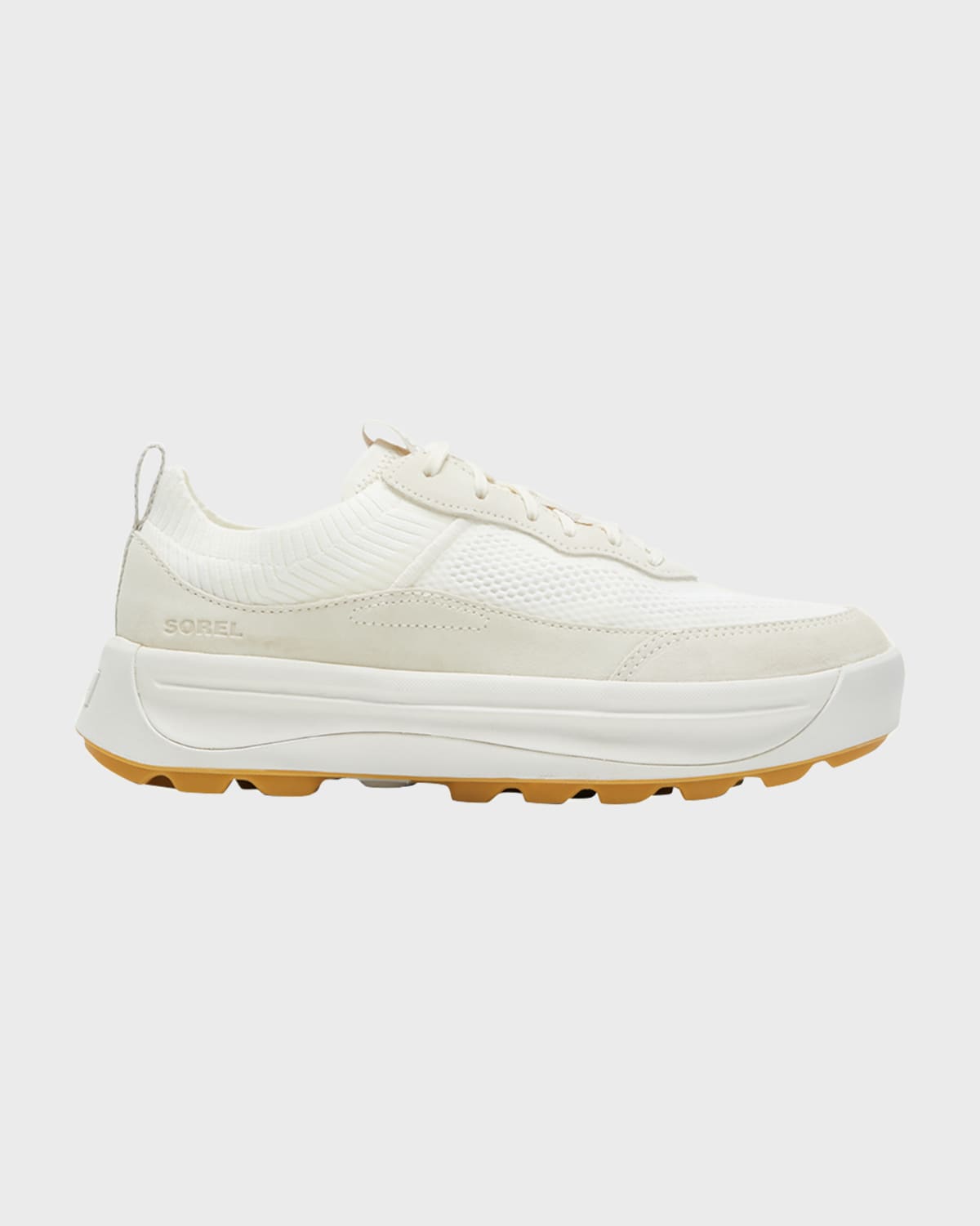 Sorel Ona 503 Low Top Platform Sneaker In Sea Salt Chalk