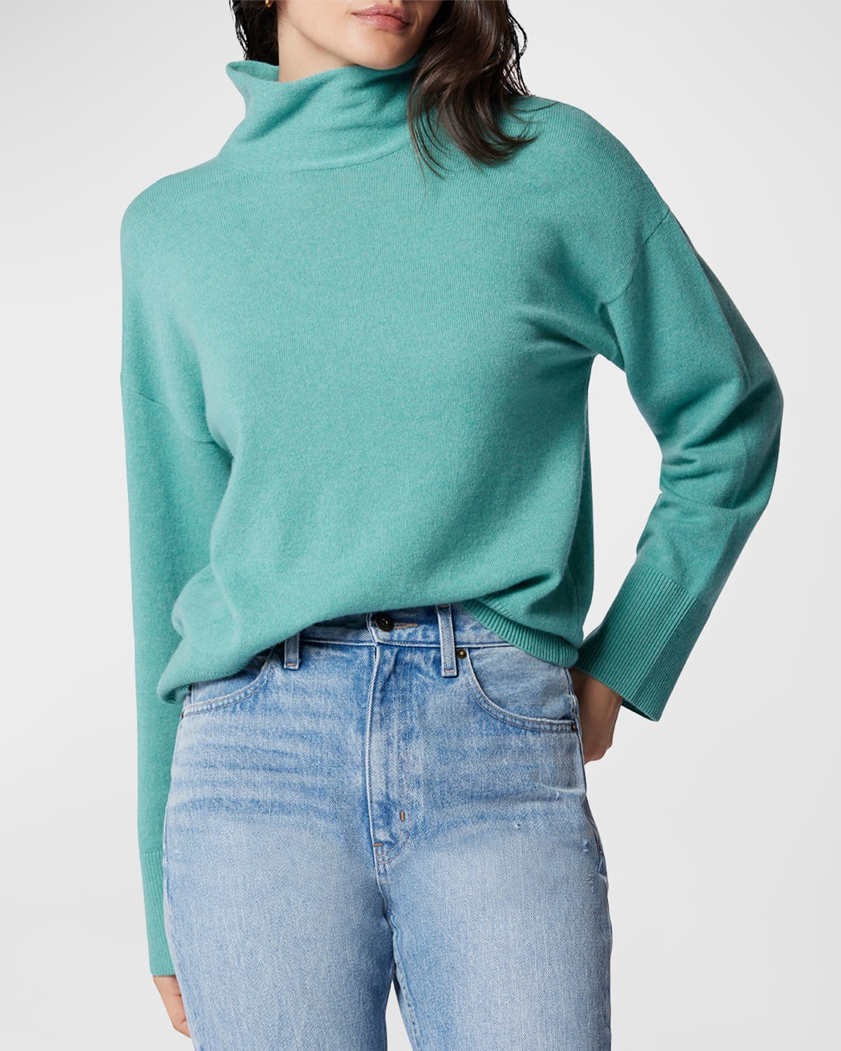 Maeve Cashmere Turtleneck Pullover Sweater