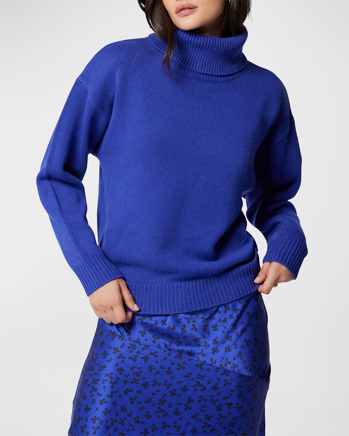 Melinde Wool-Cashmere Blend Drop-Shoulder Sweater