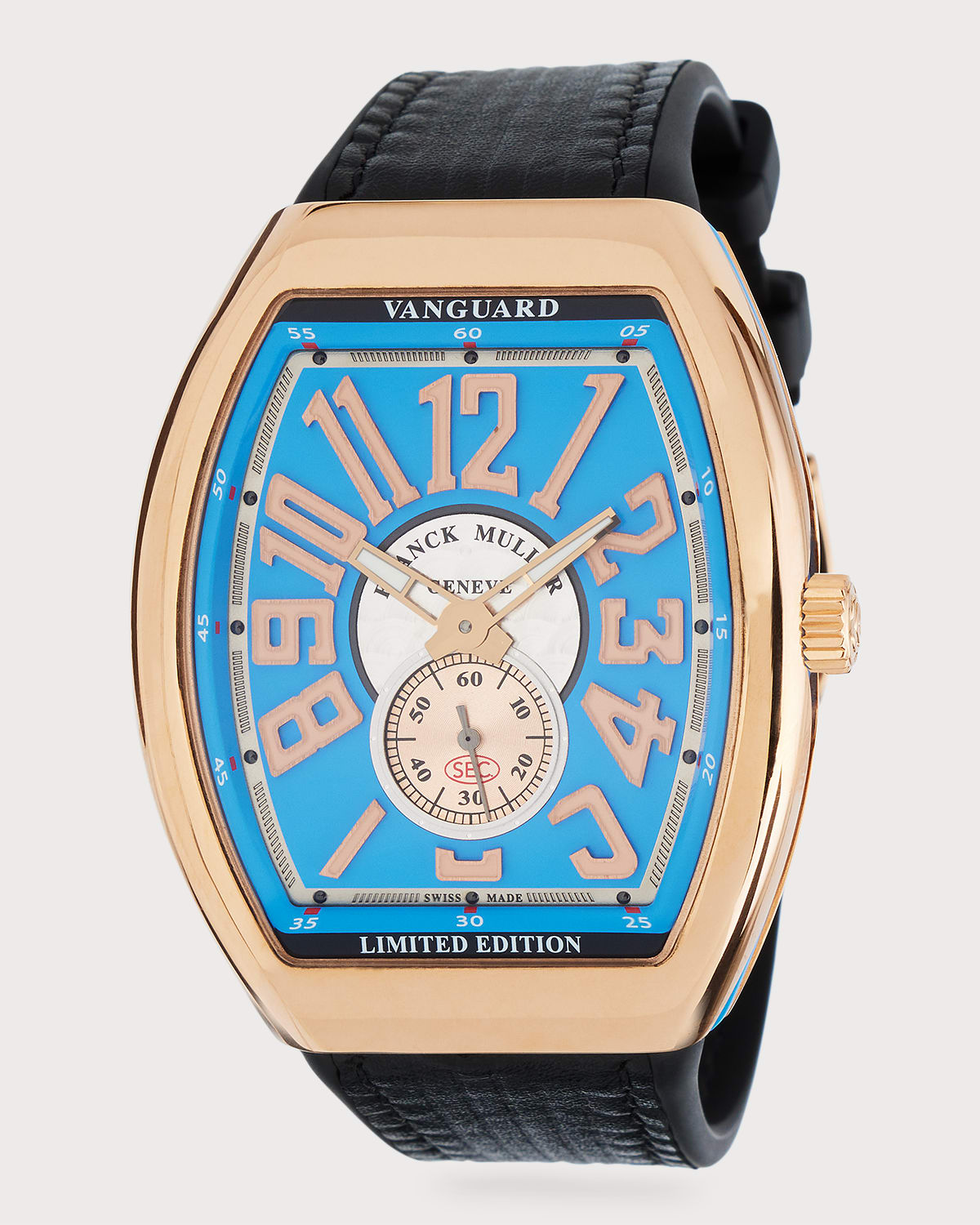 Franck Muller Men's Vanguard Colorado Grand Automatic Watch In Black And Blue