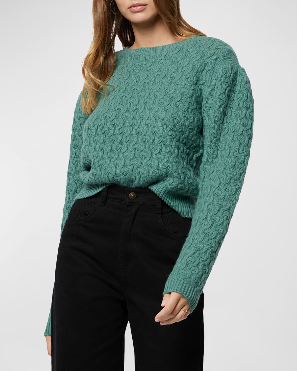 Joie Roland Cable Knit Cashmere Blend Sweater Smart Closet