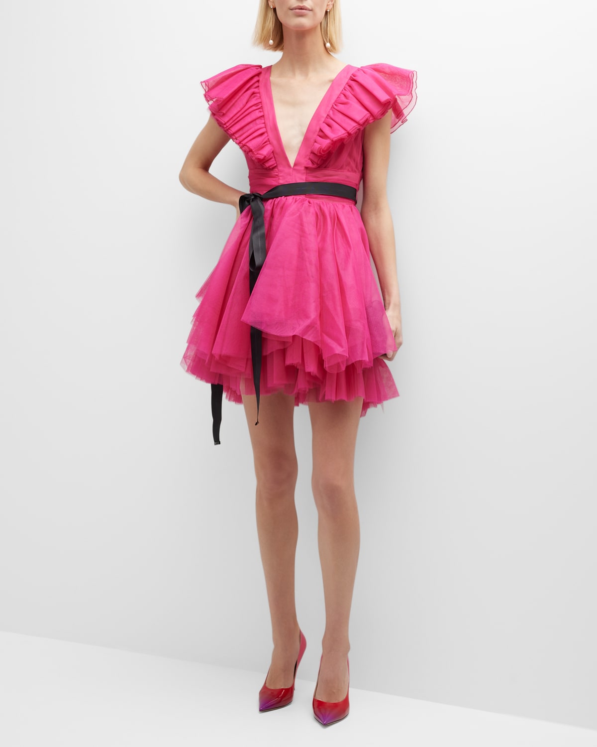 Pinko tulle dress outlet
