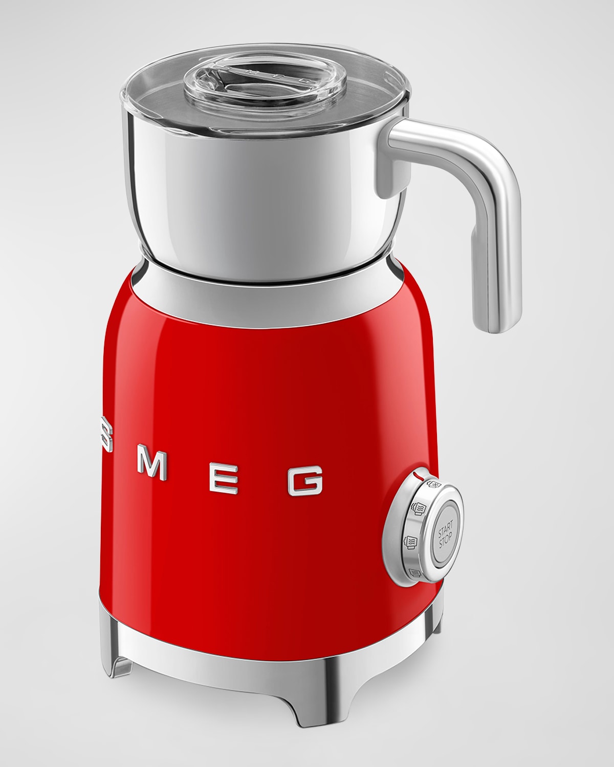 Shop Smeg Retro-style Milk Frother In Red