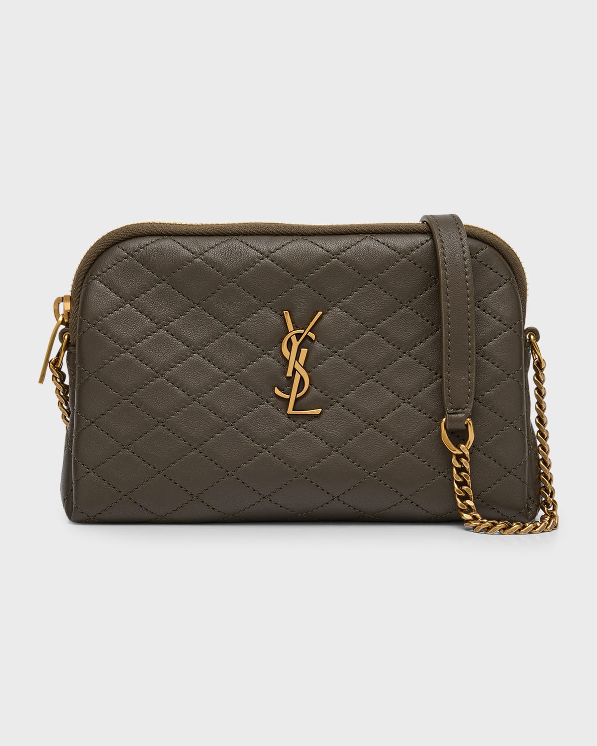 SAINT LAURENT GABY MINI LAMBSKIN CROSSBODY BAG