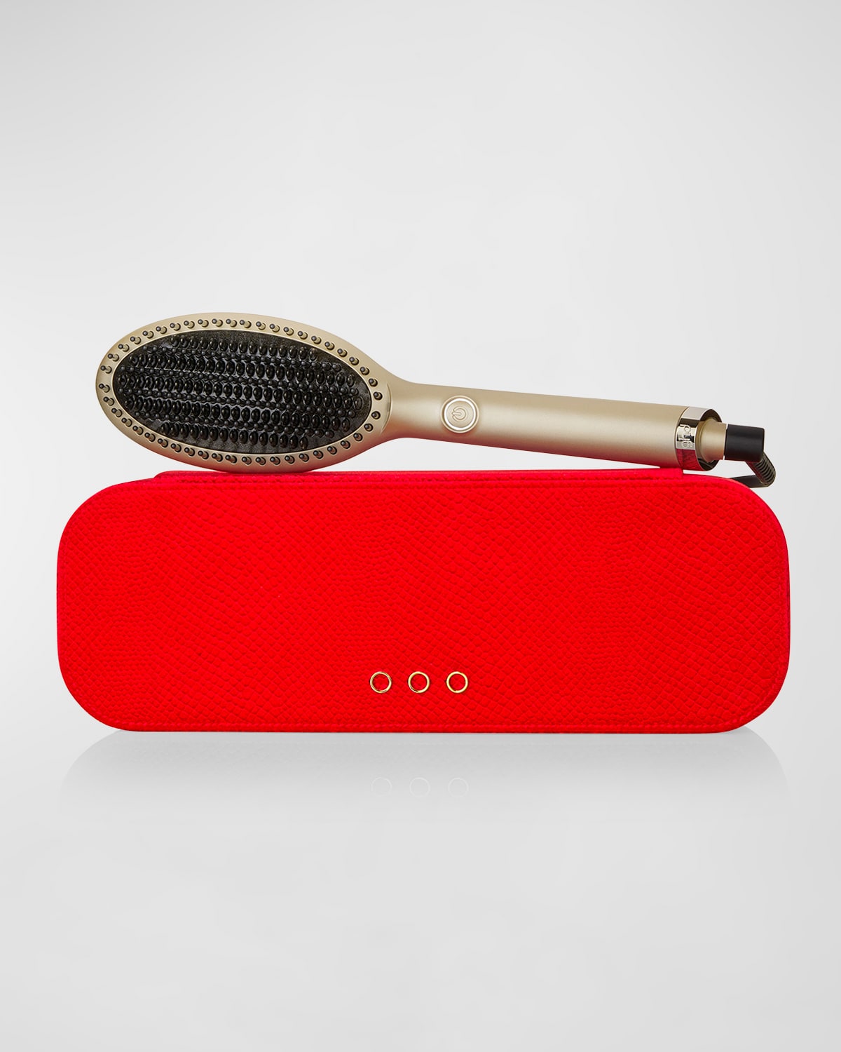 ghd Glide Smoothing Hot Brush with Bag, Champagne Gold - Limited Edition