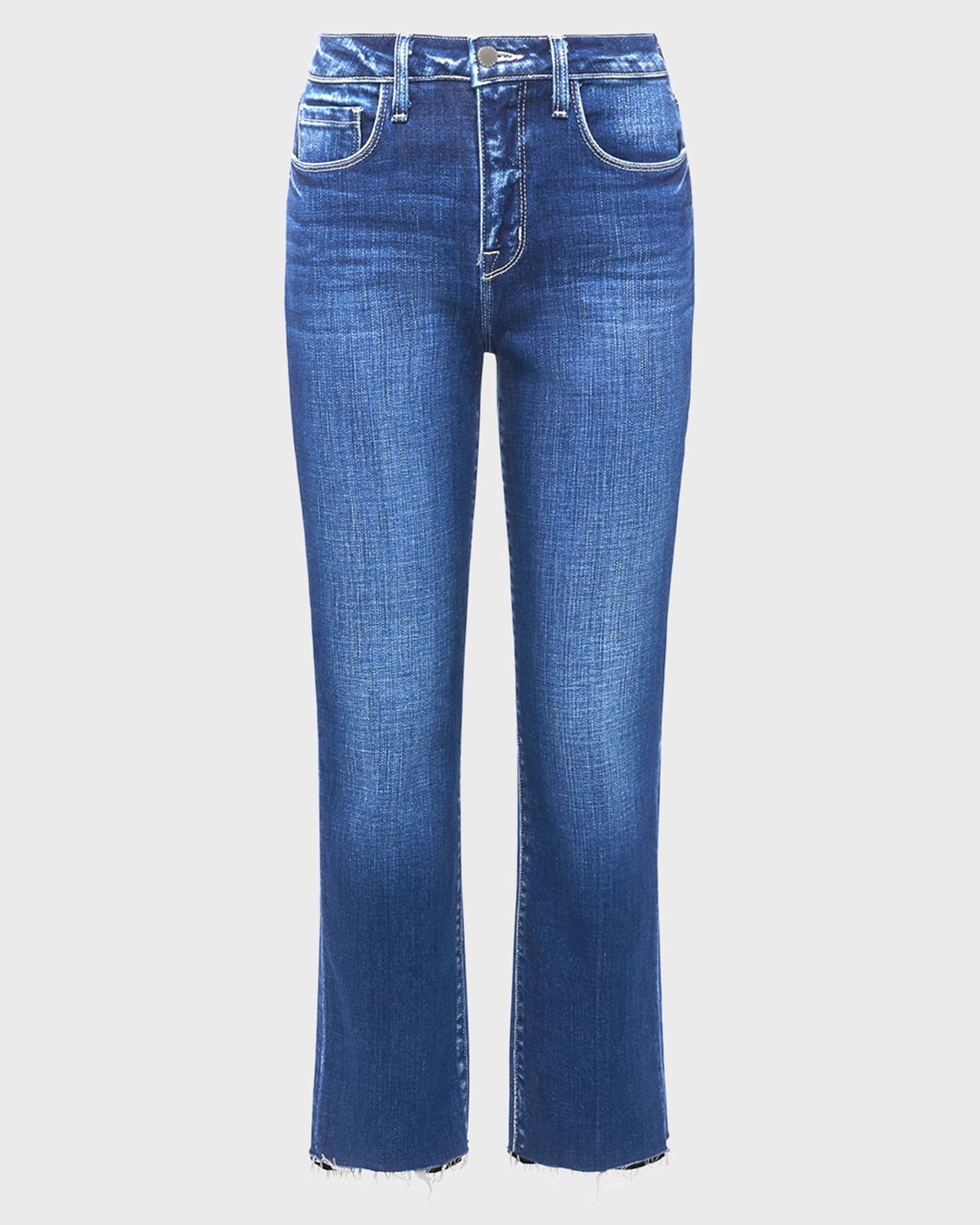 L Agence Sada High Rise Slim Crop Jeans In Cambridge