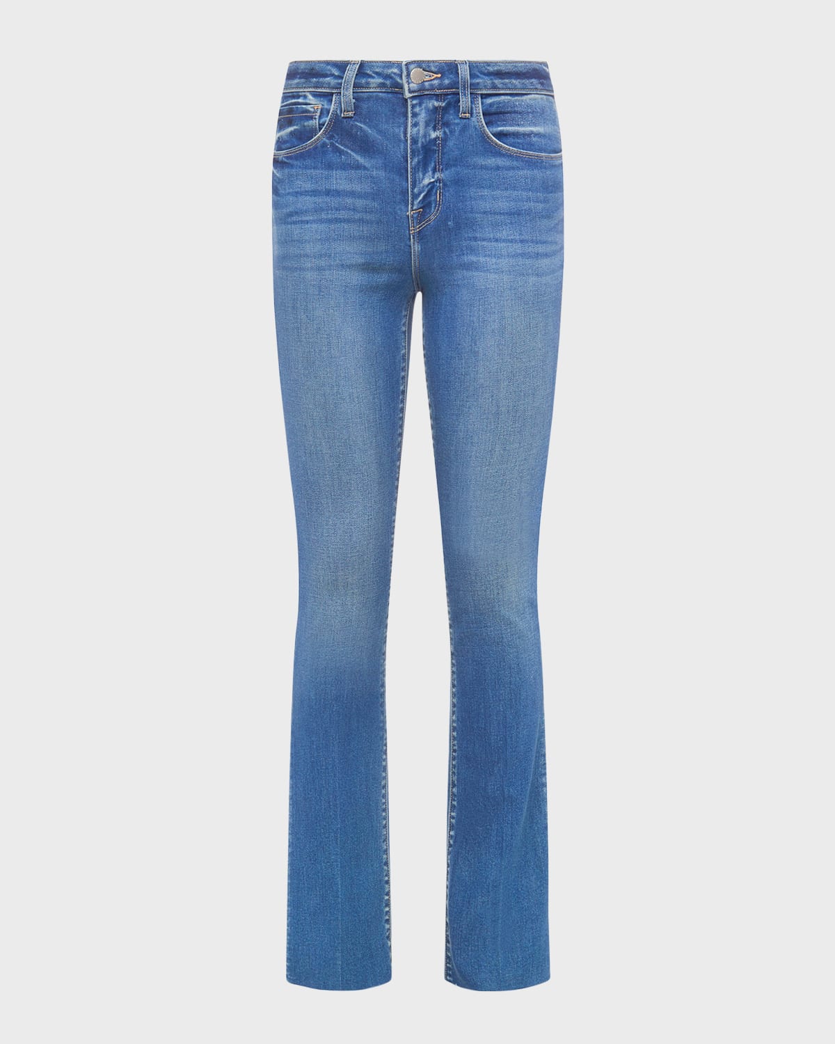 L Agence Ruth High Rise Straight Jeans In Cambridge