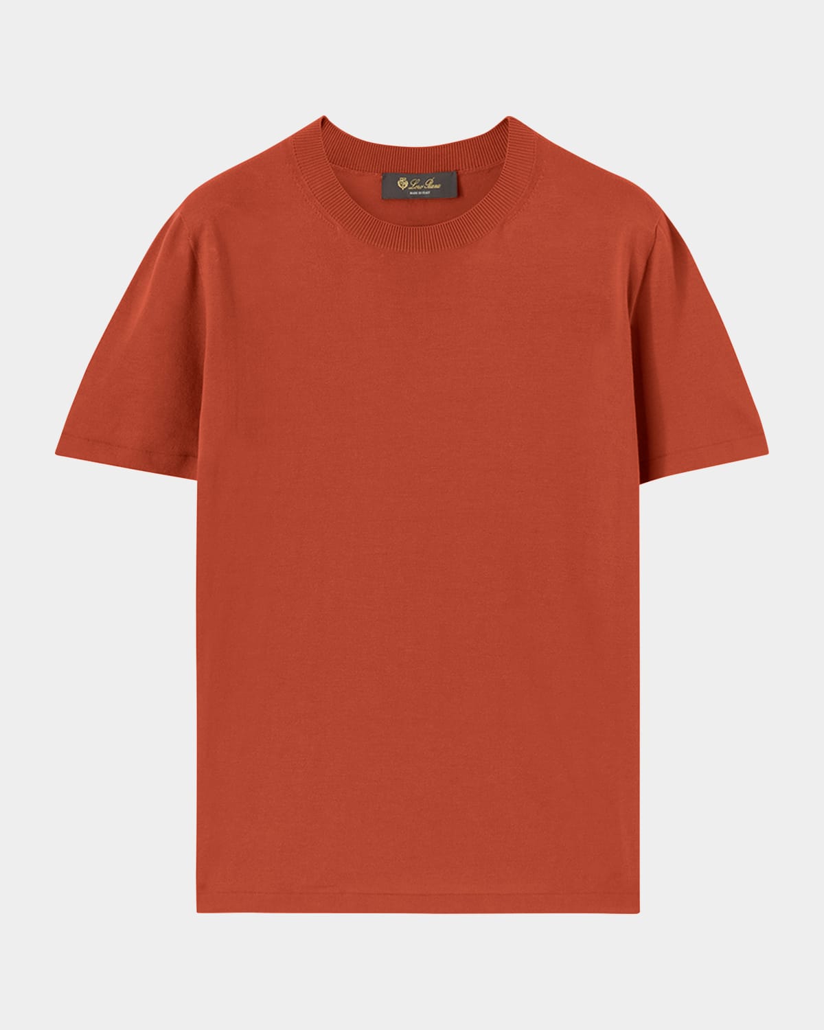 Loro Piana Angera Knit Crewneck T-shirt In P07e Lily Pistils