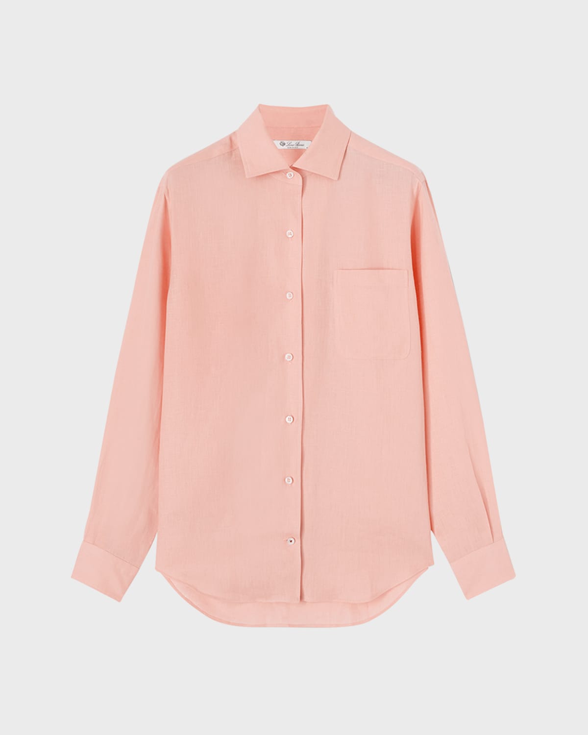 André Solaire Long Sleeve Linen Shirt