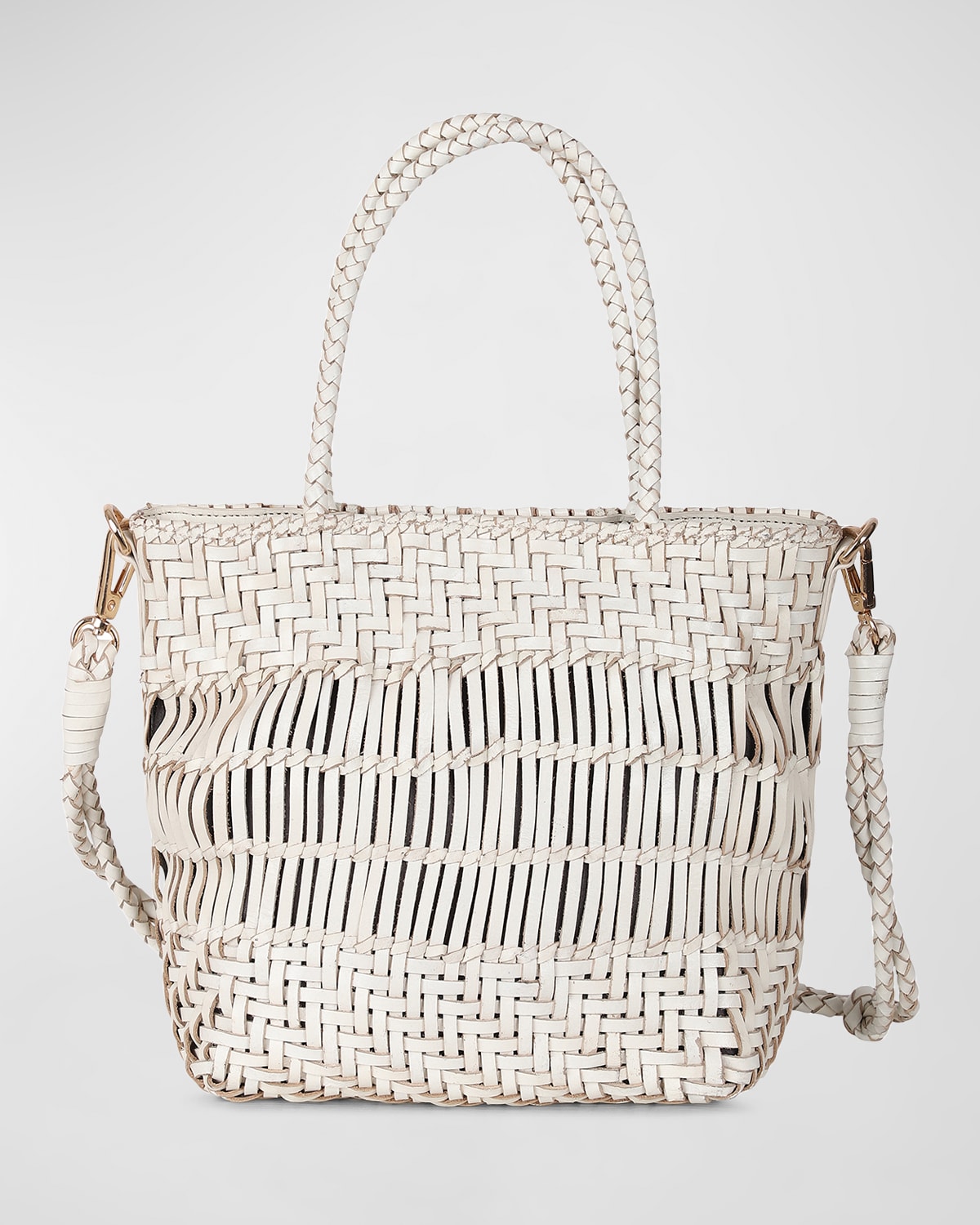 KAYA Small Tote Crossbody - White — RAFE New York