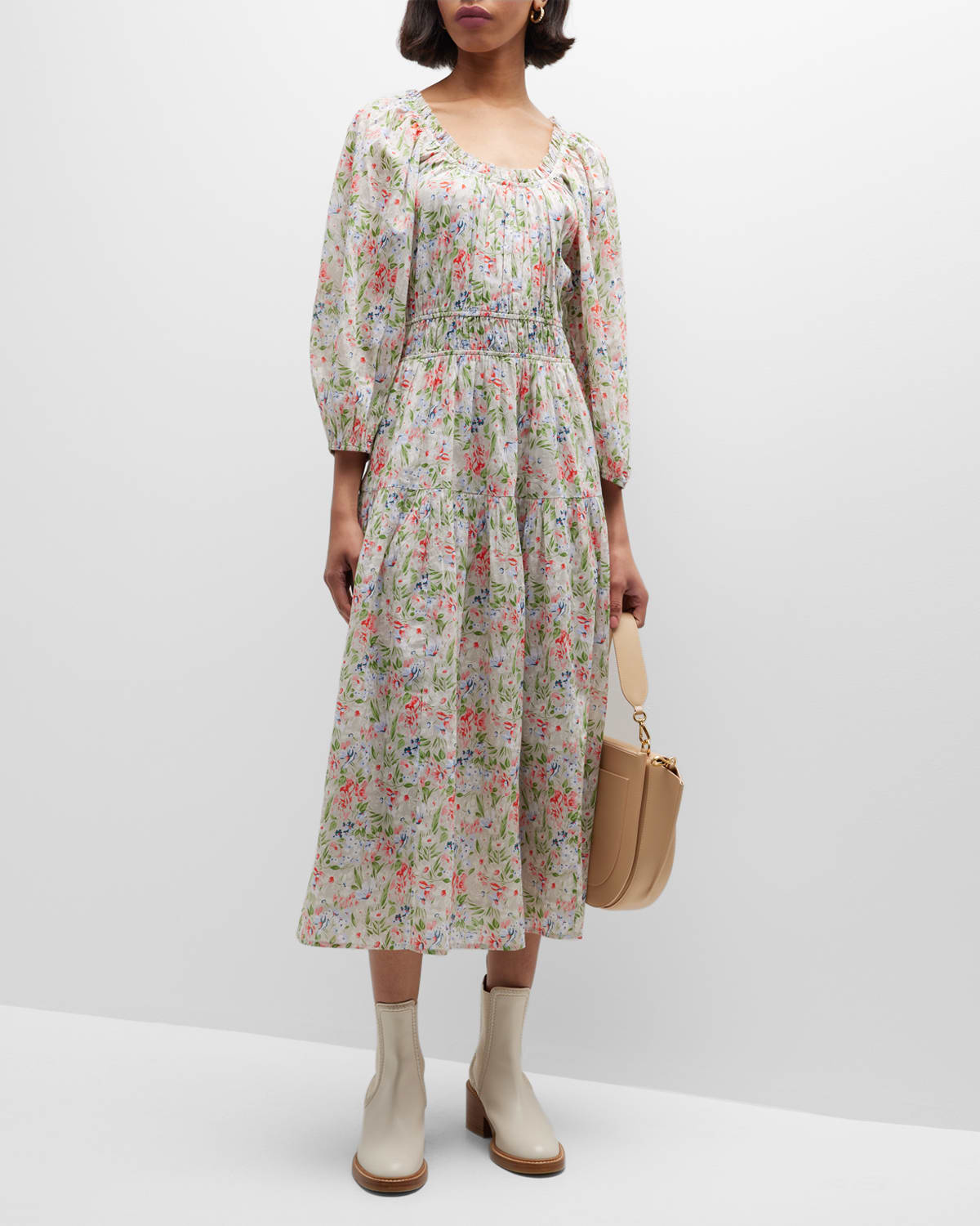 The Great The Moonstone Dress In Sweet Meadow Flor