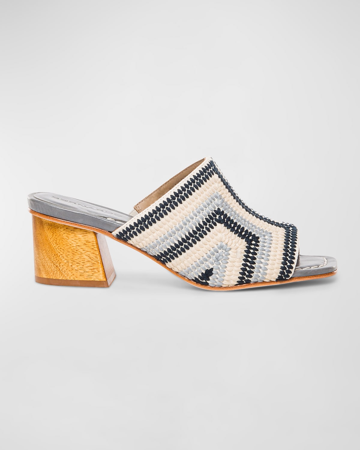 Bernardo nala woven heeled mules online