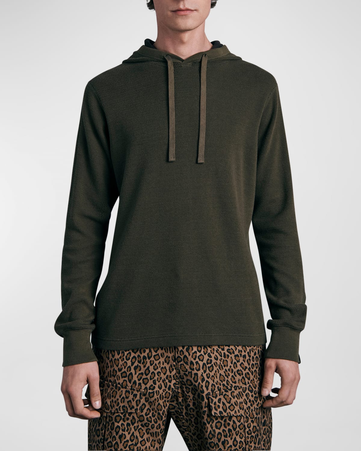 RAG & BONE MEN'S COLLIN PULLOVER HOODIE