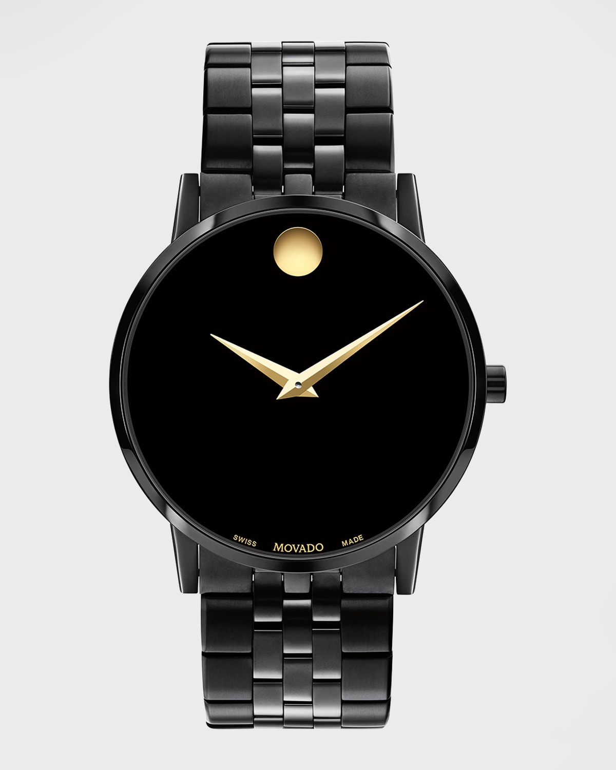 Shop Movado Men's Museum Classic Bracelet Watch, 40mm In Black