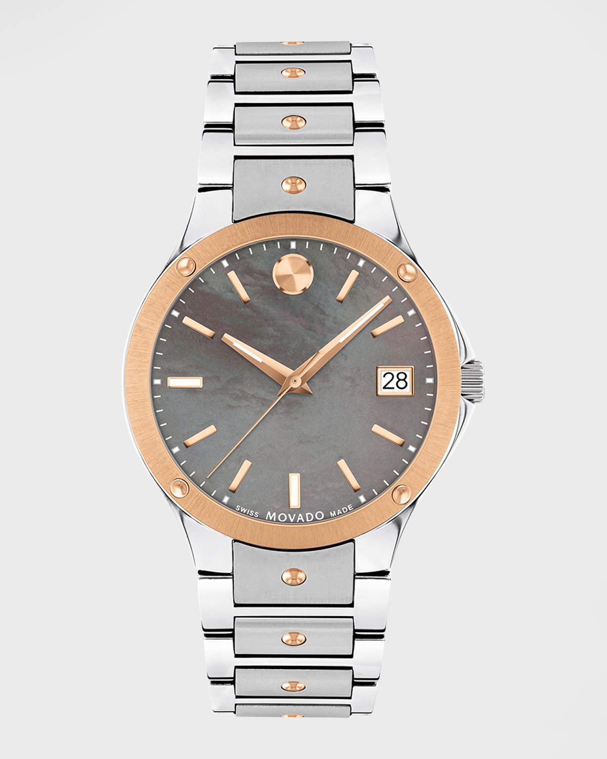 SE Mother-Of-Pearl Dial Two-Tone Bracelet Watch, 32mm