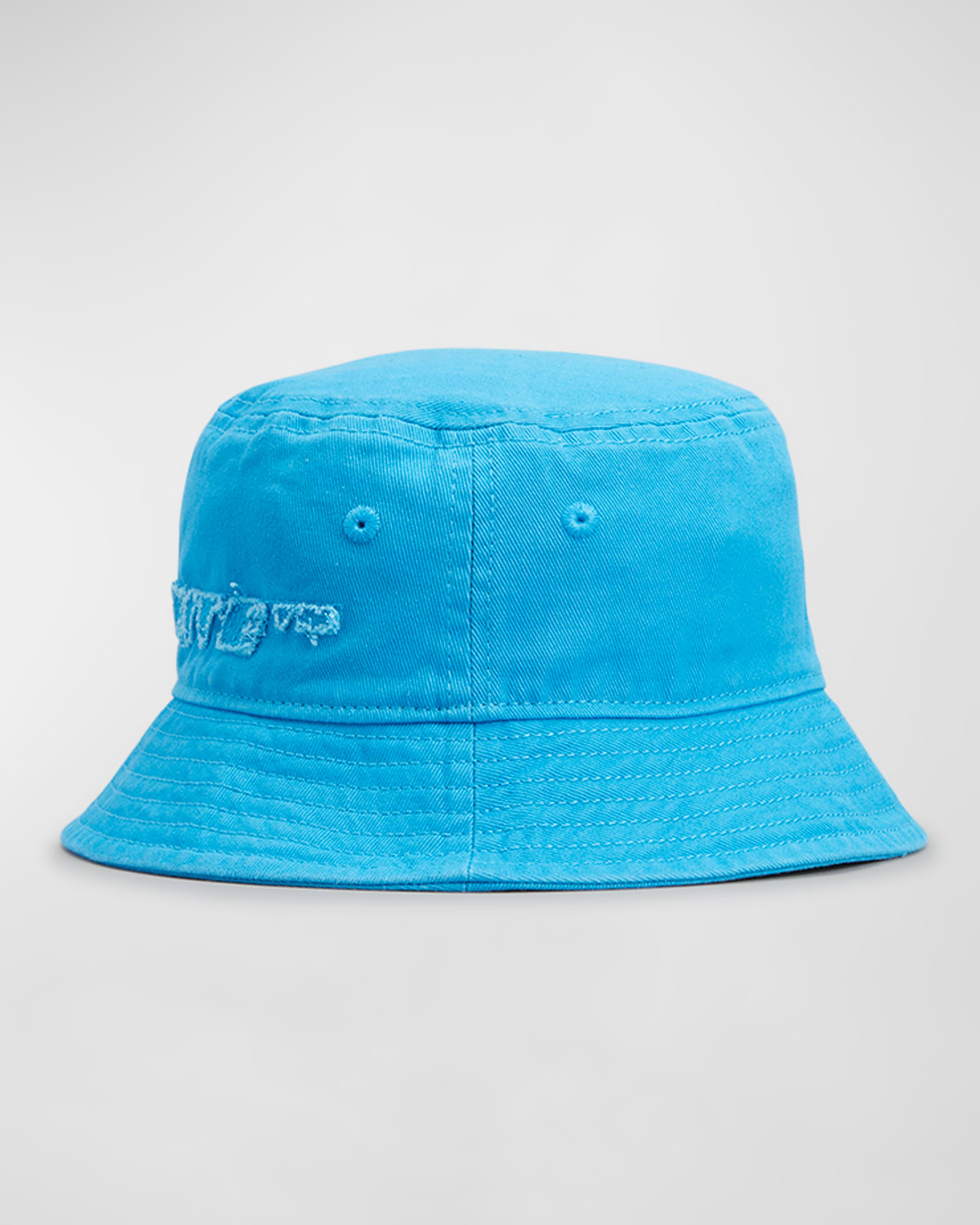 Off-white Kid's Industrial 2 Bucket Hat In Blue Blue