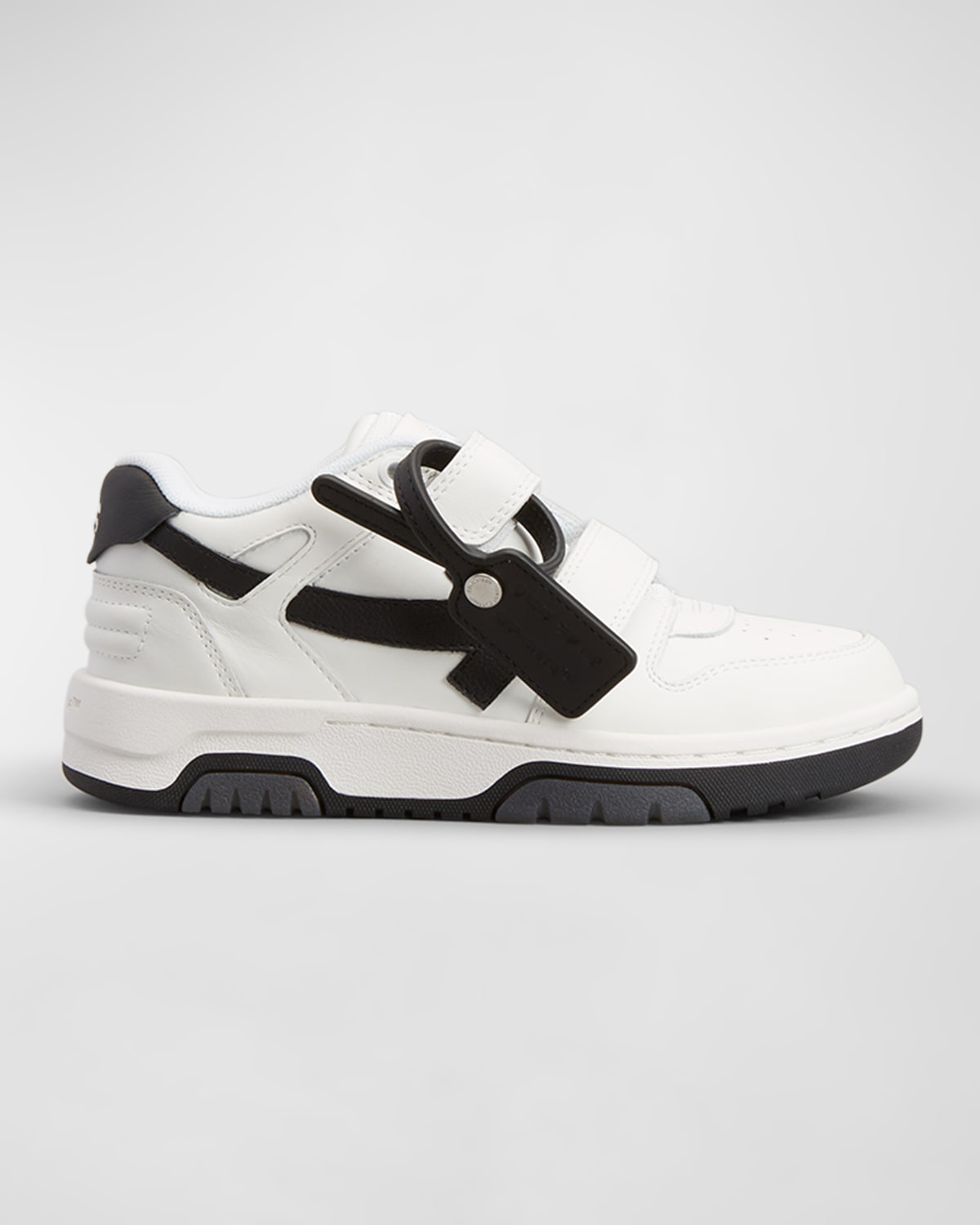 Off-white White Sneakers For Kids With Iconic Arrow In White Black