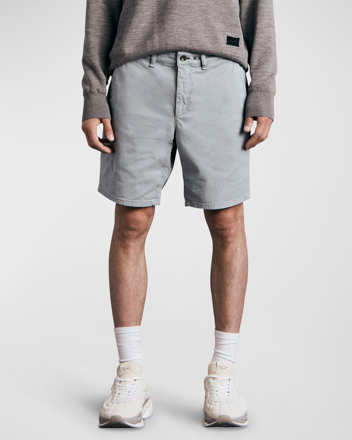 Rag & Bone Men's Perry Stretch Twill Shorts In Denim Blue