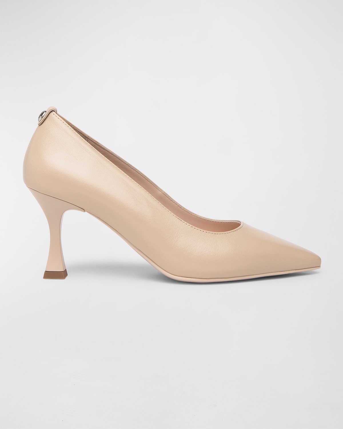 Shop Nerogiardini Pointy Stiletto Dress Pumps In Linen