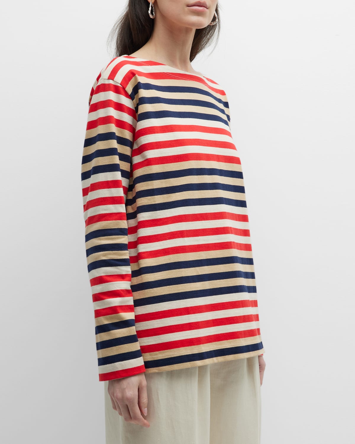 Dwi Striped Jersey Sweater