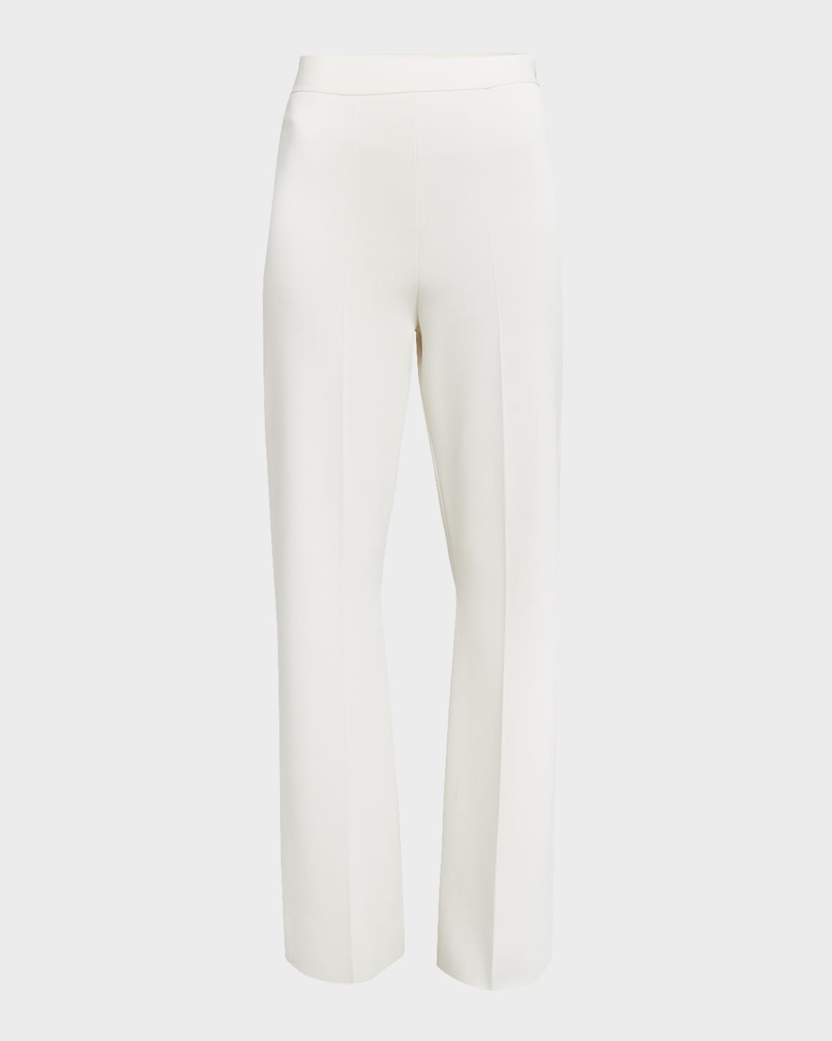 Jil Sander White Canvas Wide-leg Trousers In Natural