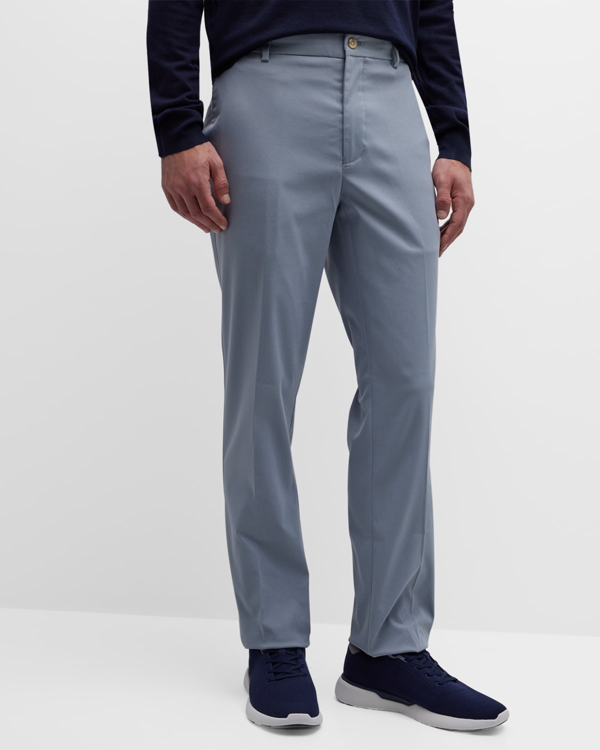 Peter Millar Eb66 Regular Fit Performance Pants In British Gray