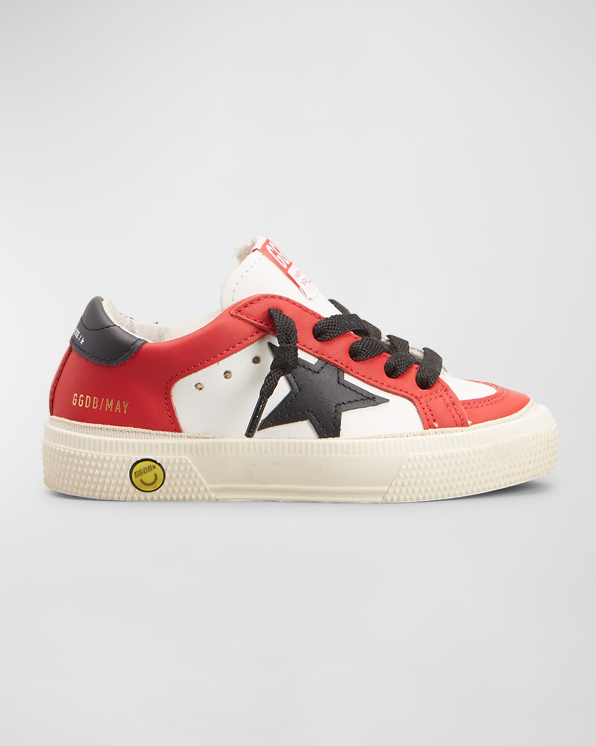Golden Goose May Leather Lace-up Sneakers In Whitestrawberry R