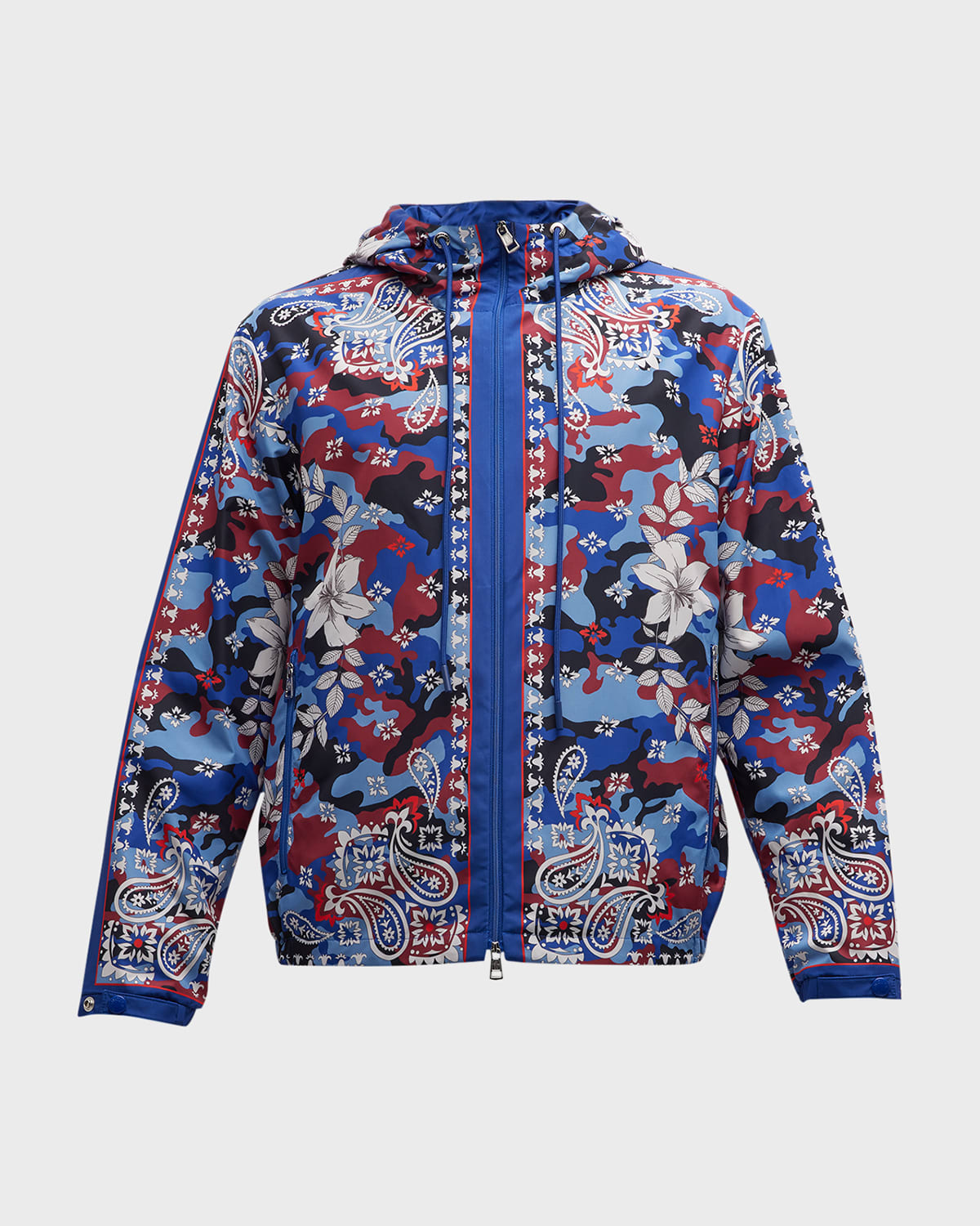 Moncler Men s Hotay Bandana Camo Hooded Jacket Smart Closet