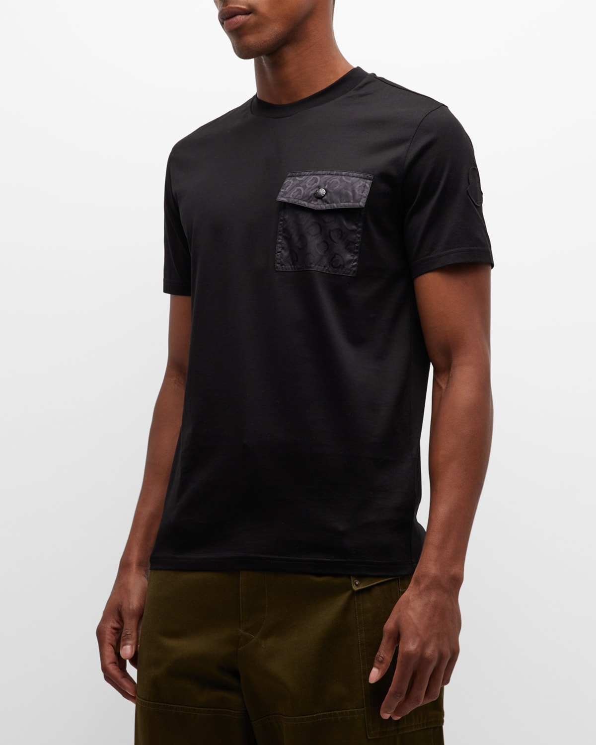 Moncler Men's Logo Pocket T-Shirt