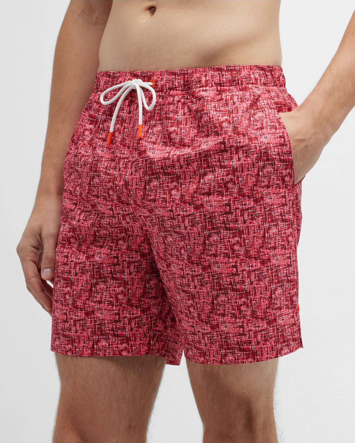 Shop Swims Men's Ponza Printed Swim Shorts In Cerulean