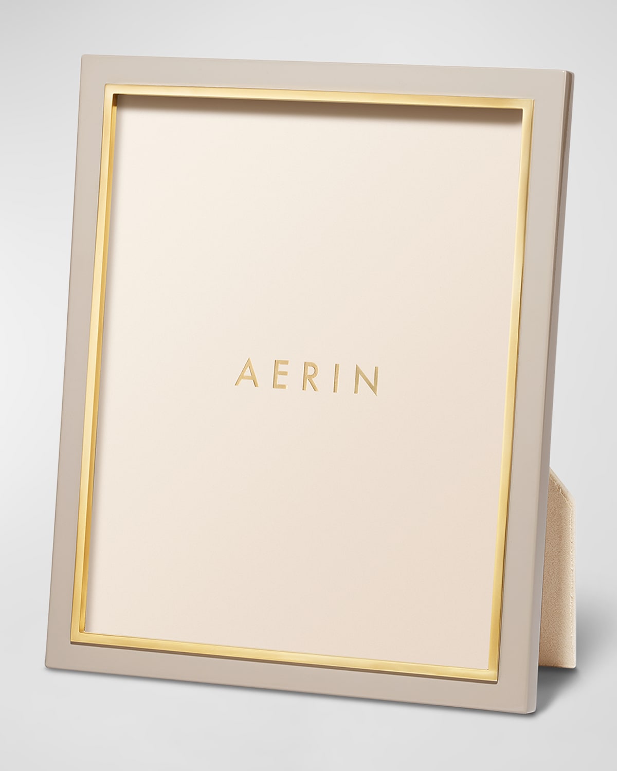 Shop Aerin Varda Lacquer Photo Frame, French Blue - 8x10 In Taupe