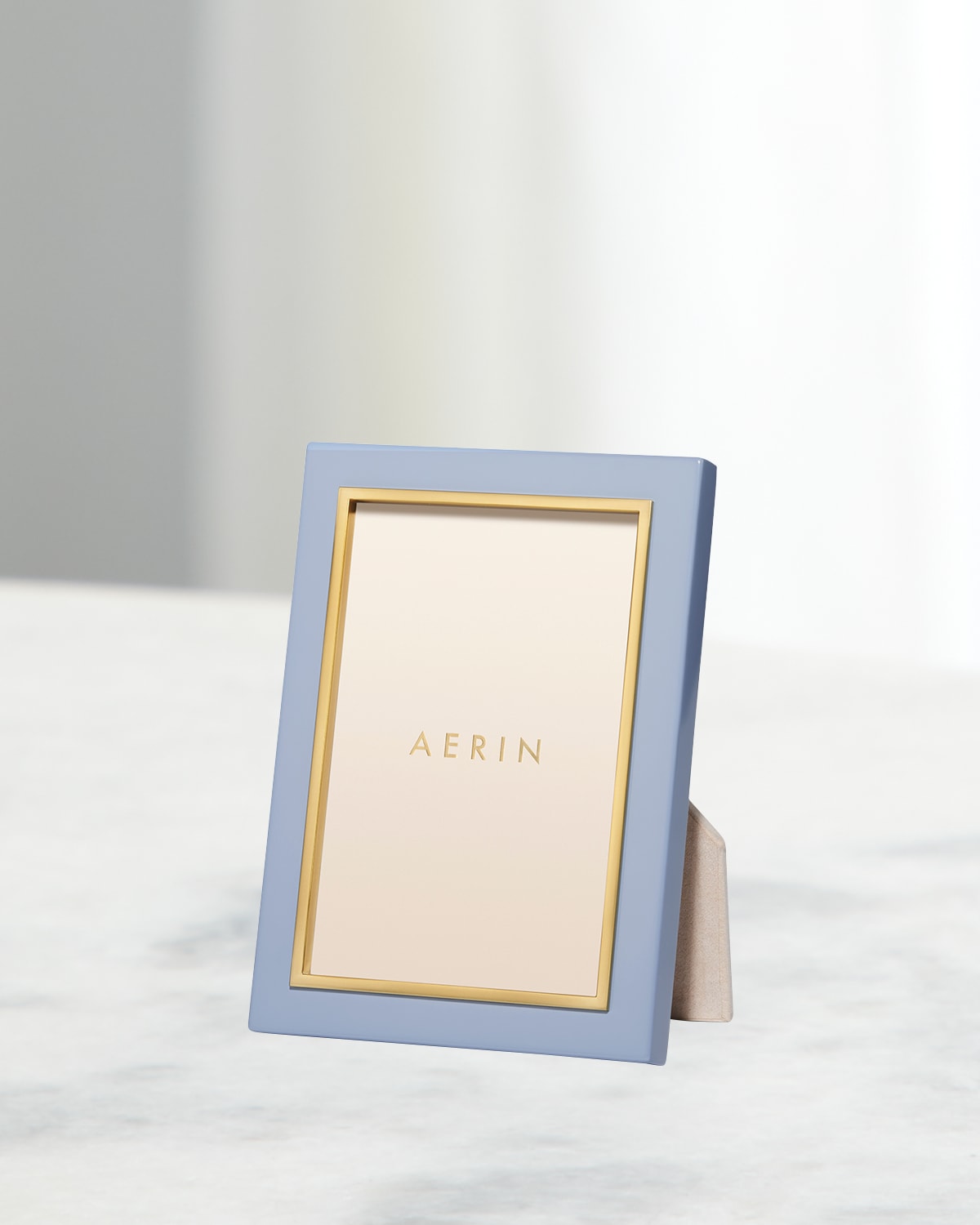 Aerin Varda Lacquer Photo Frame, French Blue - 4x6